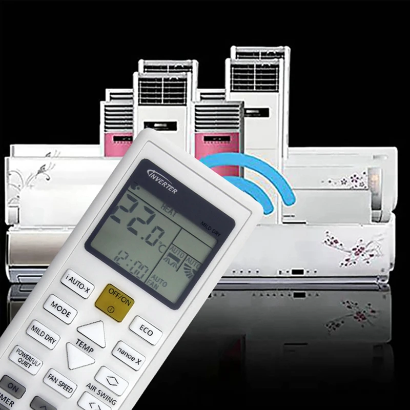 เปลี่ยนรีโมทคอนโทรล AC A75C16330 สําหรับเครื่องปรับอากาศ Panasonic A/C รีโมทคอนโทรล