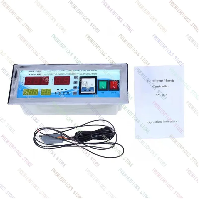 XM-18D Incubator Controller Thermostat Fully Automatic  Intelligent Temperature and Humidity Sensor