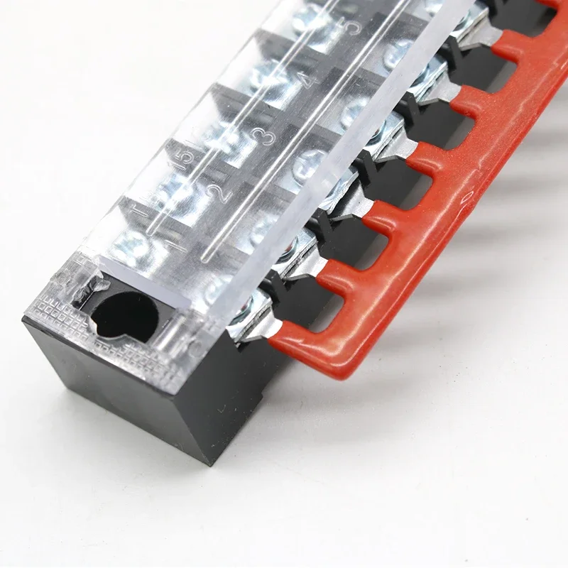 20 Pieces 15/25/45A Various Positions Pre Insulated Fork Type Terminal Connection Strip Barrier Jumper Connection Five Colors