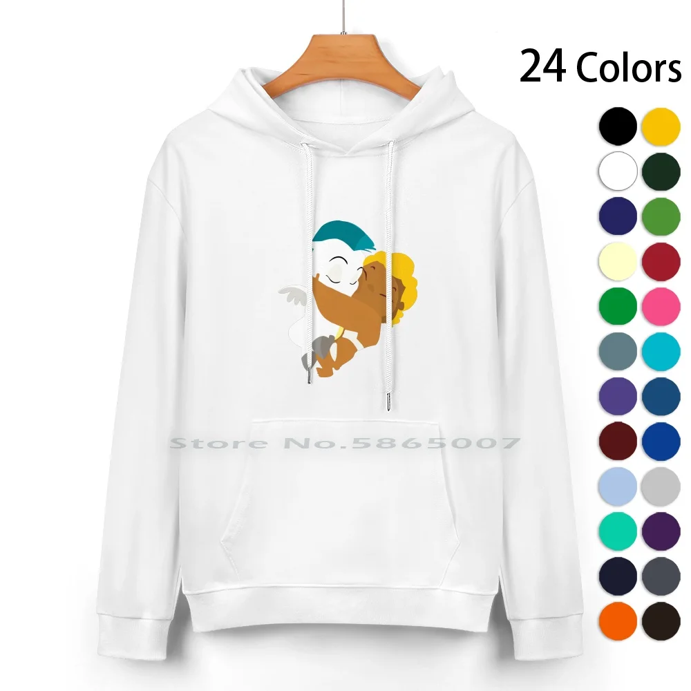 Sudadera con capucha de Hercules E Pegaso, suéter de algodón puro, 24 colores, dibujos animados de Hercules Pegaso, 90 caballos, amistad, viaje para bebé, 100% algodón