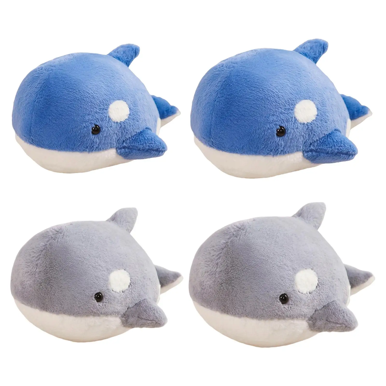 Whale Plush Toy Unique Ornament Lifelike Fish Pillow Stuffed Animal Toy for Home Decor Boys and Girls Valentines Birthdays Gift