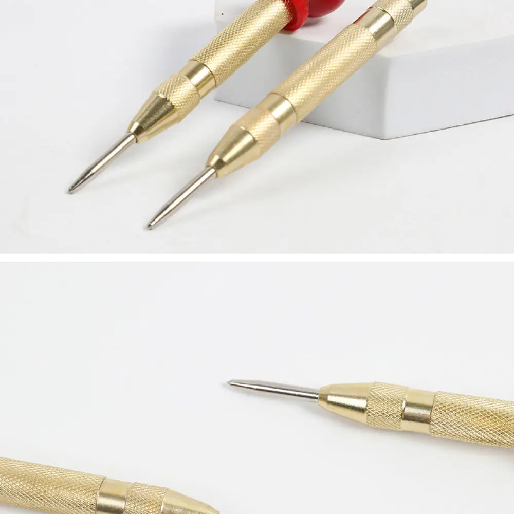 Automatic Center Punch For JuBoShi Mechanical Repair Tool Spring Loaded Impact Locator Marking Metal Drilling Device
