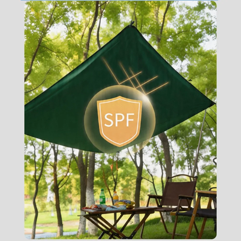 Seaside Beach Portable Sunscreen Square Tent Outdoor Camping Easy To Build Waterproof Canopy Invehicle Side Oxford Cloth Awning