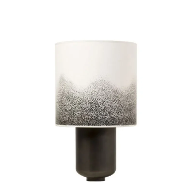 

Modern Hardware Living Room Table Lamp New Chinese Creative Desk Bedroom Bedside Designer Model Room Fabric Table Lamp