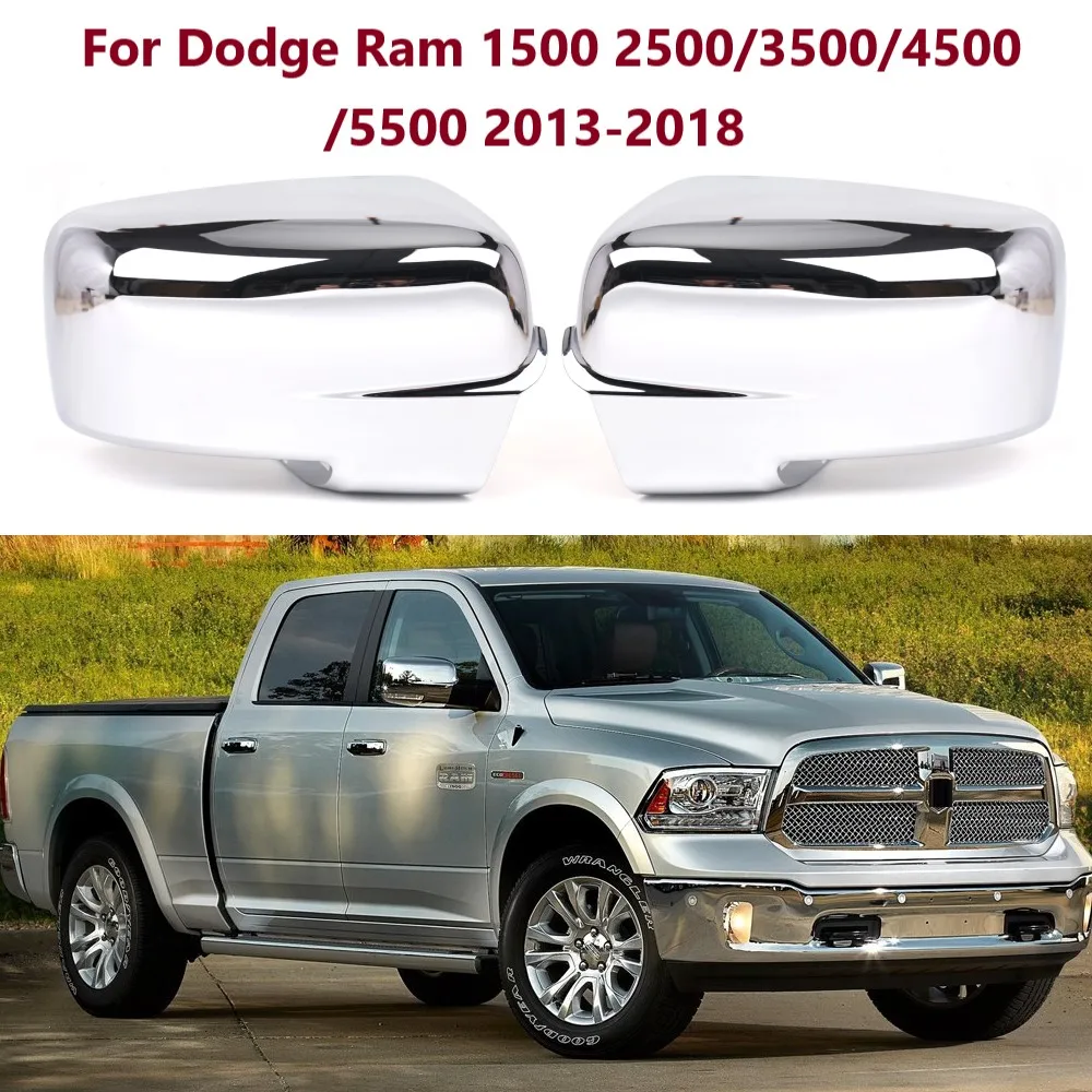 Left Right Auto Rear Mirror Cover Shell Cap Replacement For Dodge Ram 1500 2013 2014 2014 2016 2017 2018 68096199AF 68096198AH