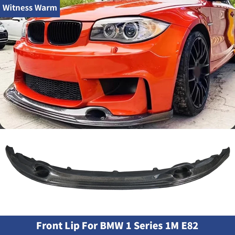 Mathiateurs Avant en Fibre de Carbone pour Voiture, Kit de Carrosserie, Spomicrophone pour BMW Série 1, E82, E87, Coupé 1m, 2 Portes, 2011 Frp