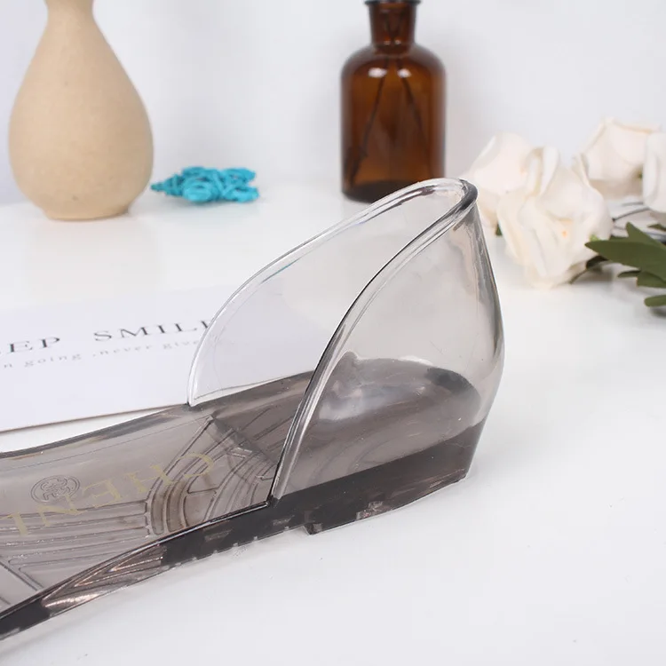 2026 Sommer Damenschuhe Sandalen Pantoletten Prinzessin Schleife Kristall Transparente Jelly Weiche Schuhe Femme Flache Strandsandalen für Damen – Detail 15