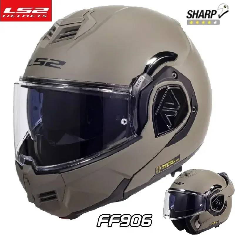 NEW LS2 FF906 Motorcycle Helmet Advant Flip Up Modular Double Visors Full Face Helmet Cascos Para Moto Capacete Casco Moto DOT
