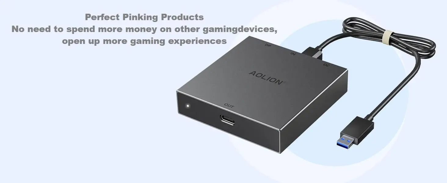 AOLION PS5 VR2 PC Converter Adapter Kit - Virtual Reality Gaming Adapter for PS5 to PC