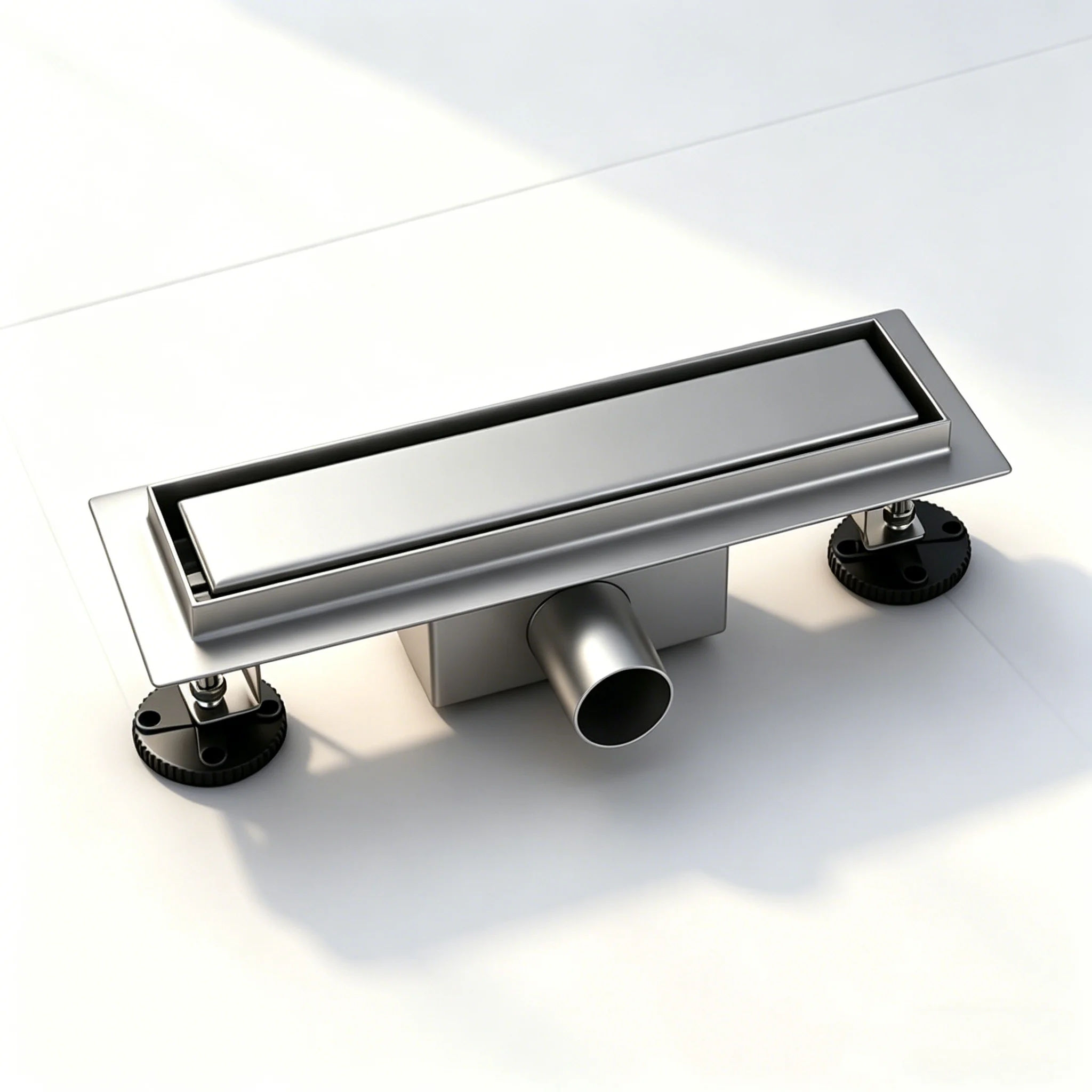 

Middle Eastern style 304 stainless steel various sizes invisible long deodorant horizontal drain pipe