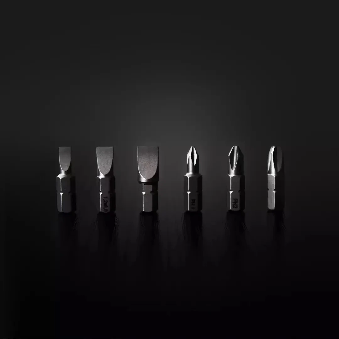 Imagem -03 - Xiaomi Wiha-chave de Fenda de Cabo Curto Bits de Precisão Kit Home Ferramentas de Reparação Acabamento Macio Aço Cromado Vanádio em 1