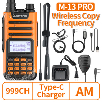 BaoFeng M-13 Pro UV-13 PRO V2 Walkie Talkie Multi Band 999 Channels AM Type-C Long Range FM UV-5R Transceiver Ham Two Way Radio