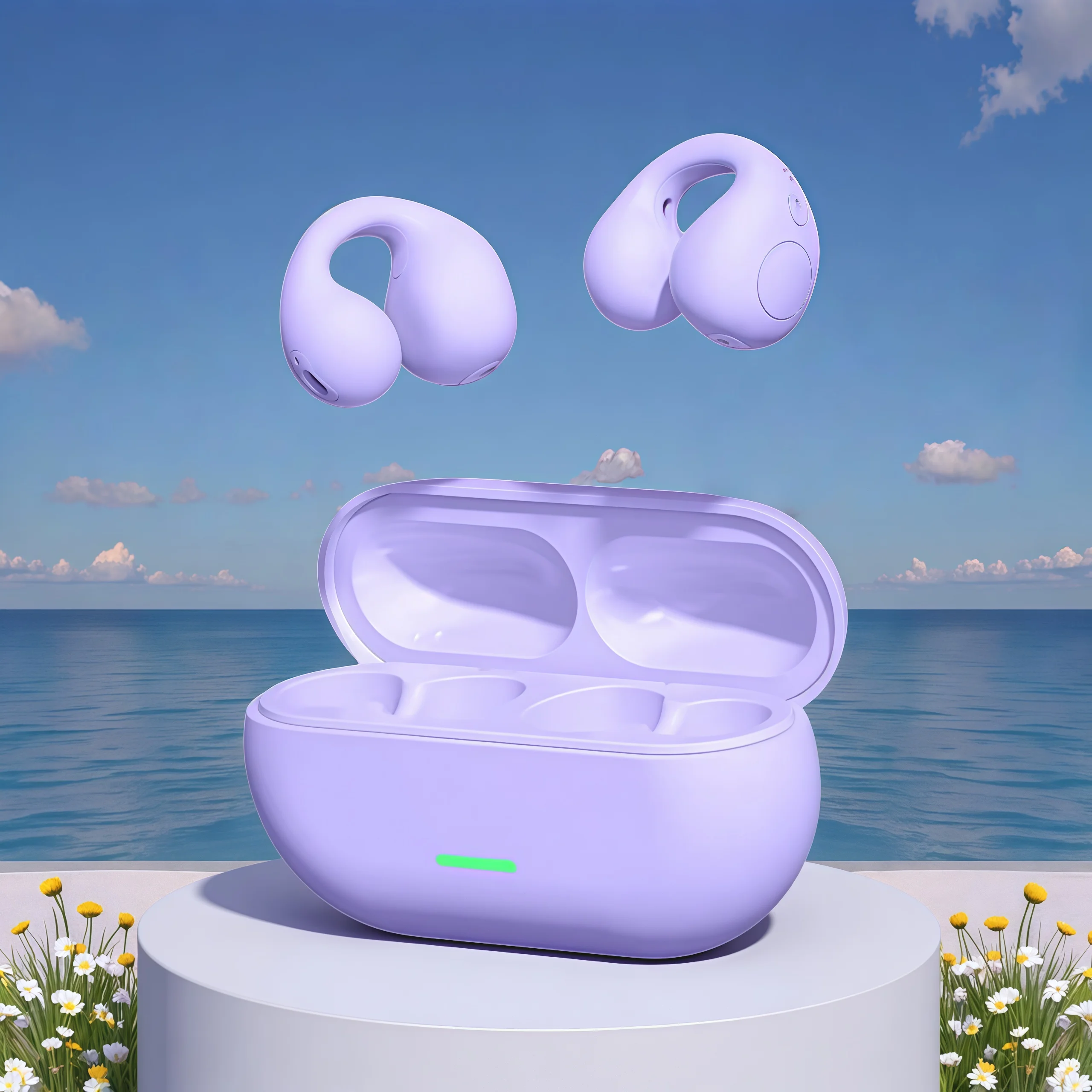 신제품 오리지널 T75 골전도 무선 블루투스 5.3 헤드폰 스포츠 이어폰 HiFi 음질 방수 TWS 헤드셋