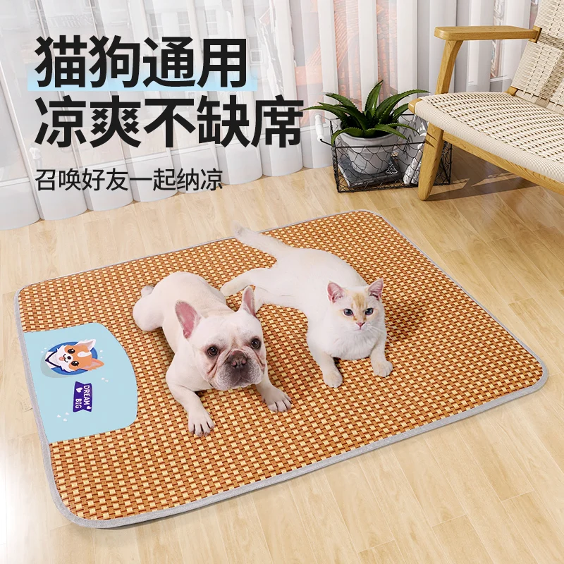 The product can be customized.Dog mattress mat pet cat dog mat sleeping dog kennel ice mat sleeping mat summer floor mat