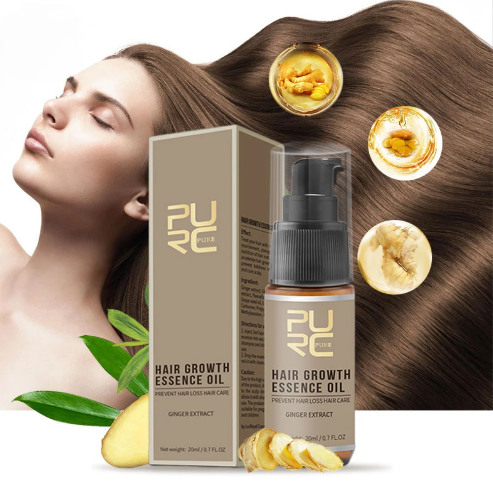 Hair Growth Oil Fast Growth Products Scalp Treatments Prevent Loss Thinning Beauty Hair Care for Men Women 20ml hair accessories