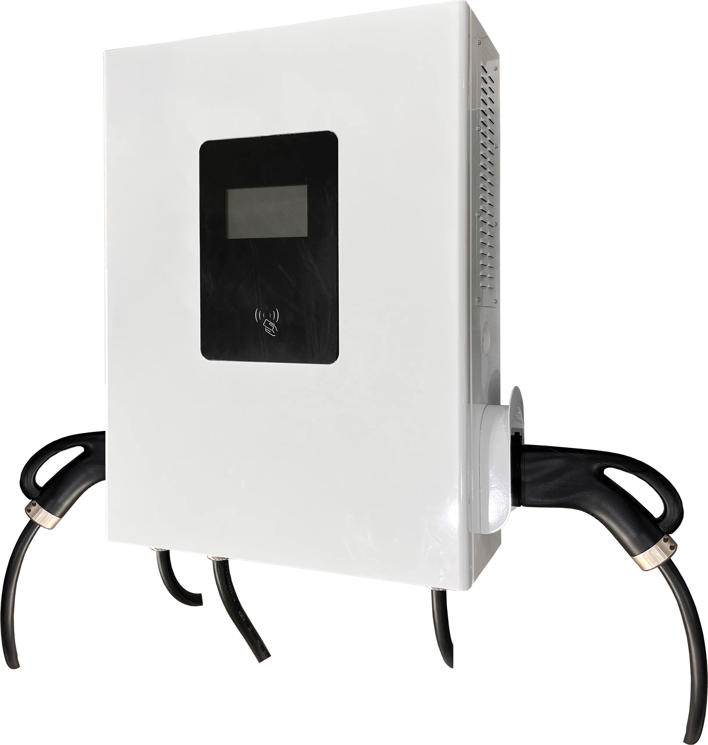 

Новая коммерческая зарядная станция для электромобилей DC 40/60 кВт с двумя разъемами GBT CCS2 CCS1 Chademo, OCPP, приложением, индивидуальным логотипом, цветом, OEM, ODM, IP55