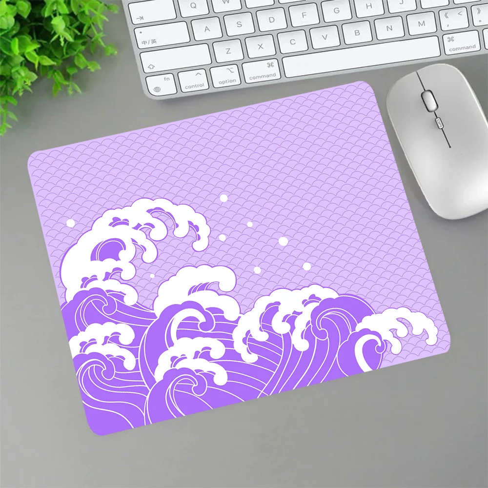 

Японские волны, коврик для мыши, несколько размеров, квадратный коврик для компьютерной офисной игры, настольные коврики, небольшой декор, настольные коврики, резиновые противоскользящие коврики для мыши