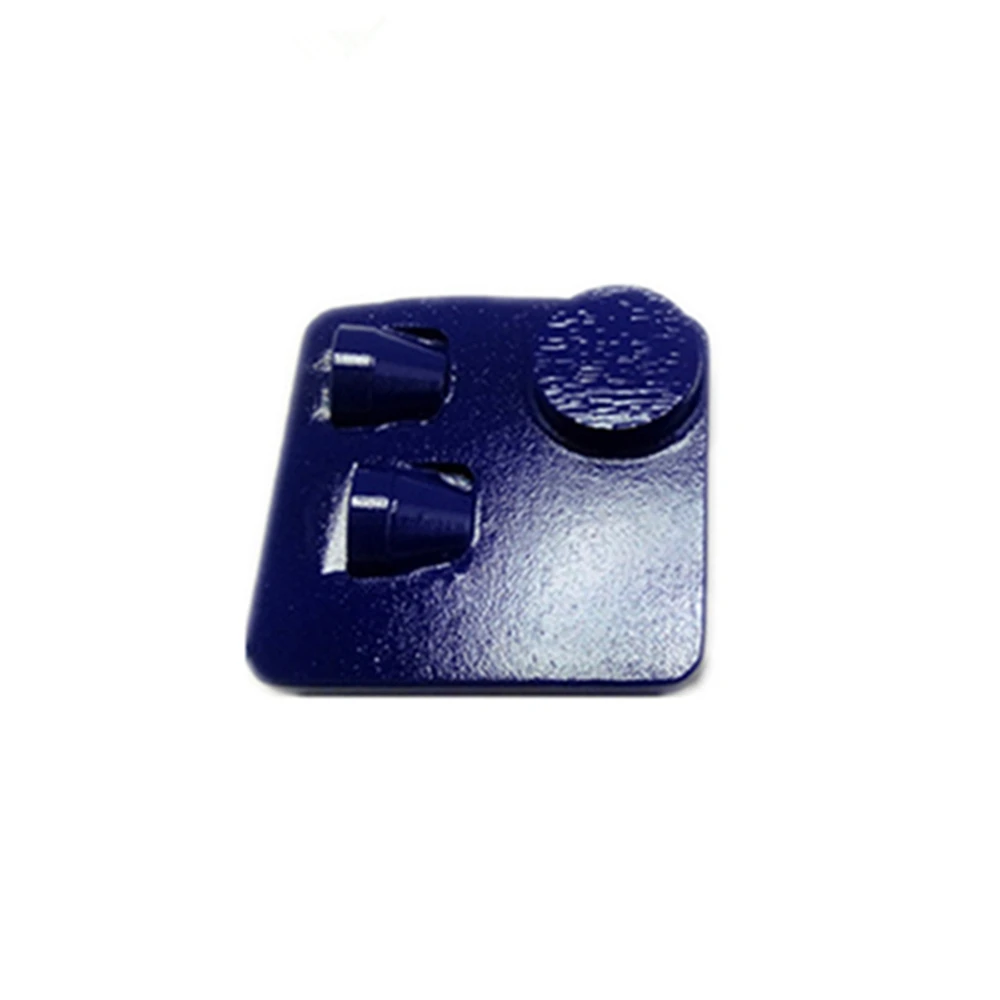 HUS93 Epoxy Glue Concrete Coating Removing Tools Husqvarna PCD Grinding Shoes with Two Half Dovetail PCD One Round Segment 12PCS