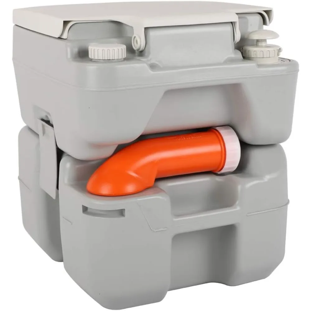 

Portable 5.3 Gallon Camping Toilet w/Carrying Bag,Large Capacity Tank for Camping,Boat/Truck