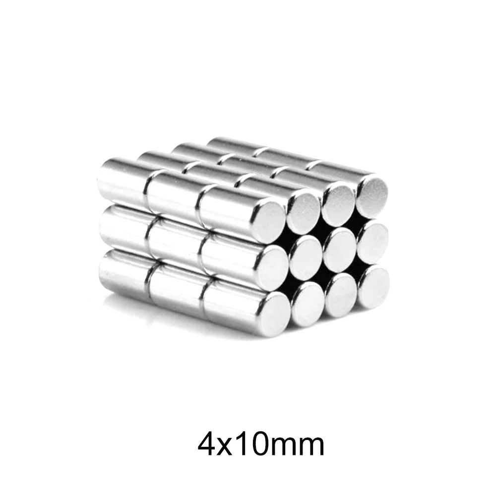 

4x10 Strong Cylinder Magnet 4mmx10mm For Home Refrigerator,Office,DIY 4x10mm Mini Small Magnet 4*10