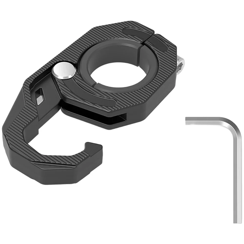 Aluminum Hook Handlebar Hook Aluminum Alloy Construction Lightweight Load-bearing Multi-fit Design Handlebar Storage
