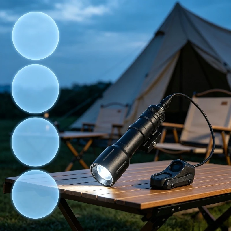 Stable‑Beam‑Processed Hobby‑Collection Alloy Flashlight Long & Short Version Strobe Torch High Brightness Hand Lamp