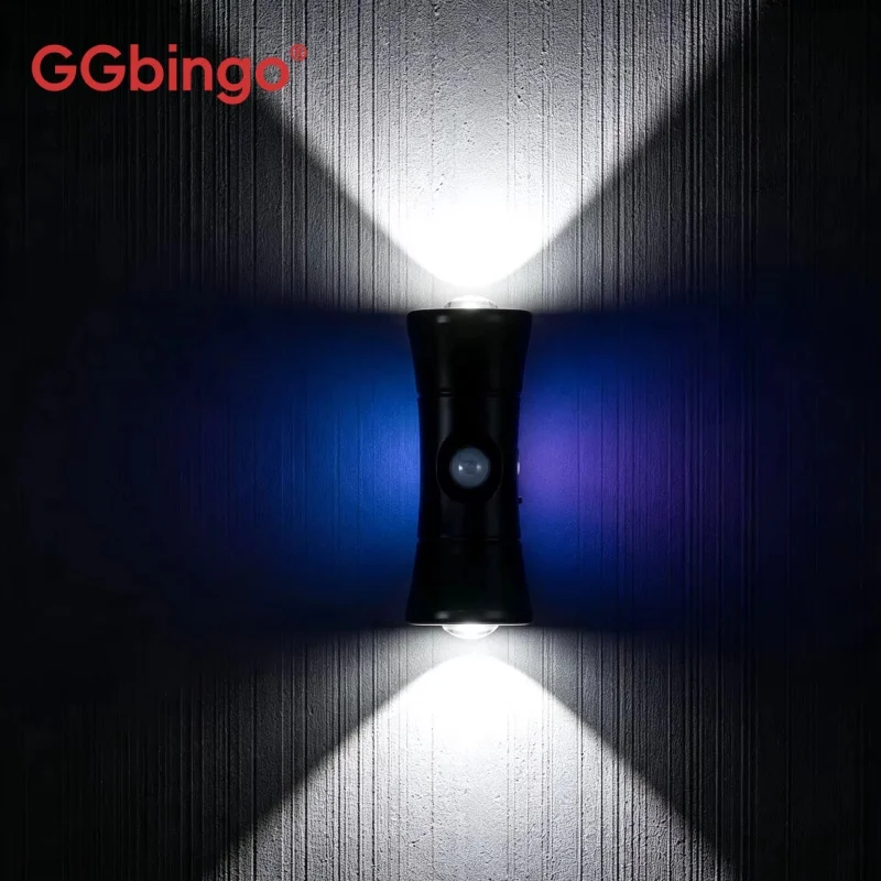 GGbingo USB Human Sensing Wall Lamp Wireless RGB Dimmable LED Spotlight Modern Minimalist Design Art Painting Picture Lighting