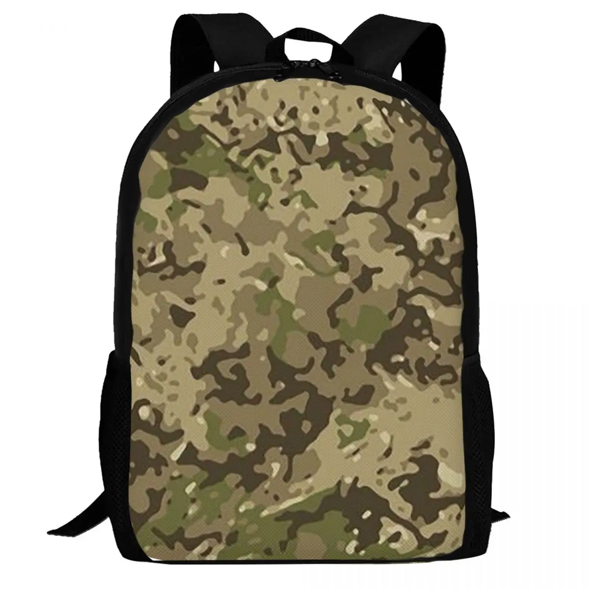 Multicam Military Trout Camo Backpack Daypack Large Capacity Kids BookBag School Bag Shoulder Bags for Men Women