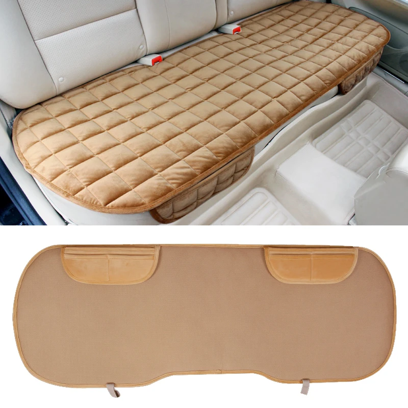 

Rear Car Seat Cover Cushion Breathable Comfortable Winter Back Row Seat Protector Mat Universal Size For All Sedan SUV