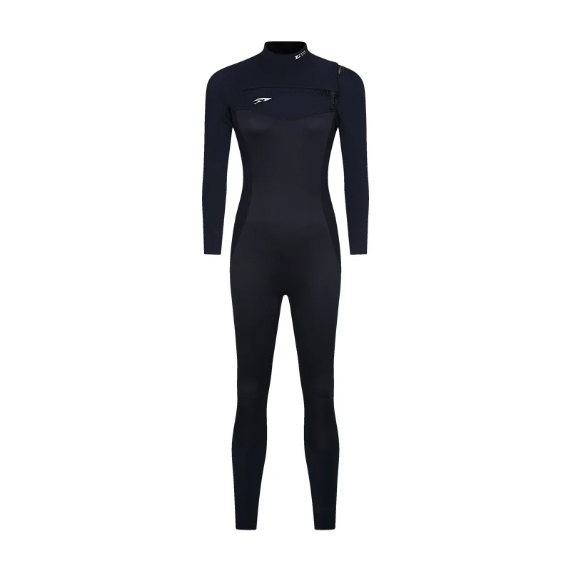 2/3Mm Neopreen Wetsuit Warm Heren En Dames Super Elastisch Cr Eendelig Duikpak Met Lange Mouwen En Snorkelen Met Rits