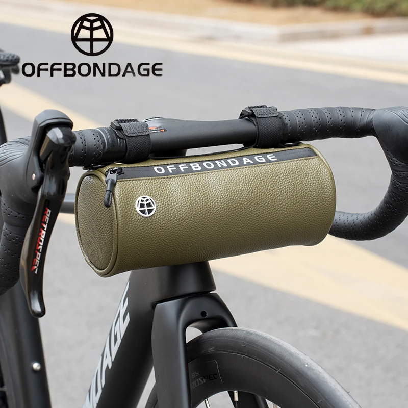 

OFFBONDAGE Bicycle Front Bag Waterproof Large Capacity Handlebar Bag Portable Multifunctional Shoulder Bag Bike Bag