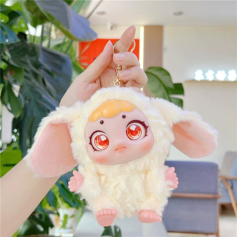 جديد صموئيل لطيف أفخم الفينيل الوجه الدمى حقيبة قلادة Kawaii العصرية الزخرفية الفينيل الشكل فتاة هدية عيد ميلاد لعب للأطفال