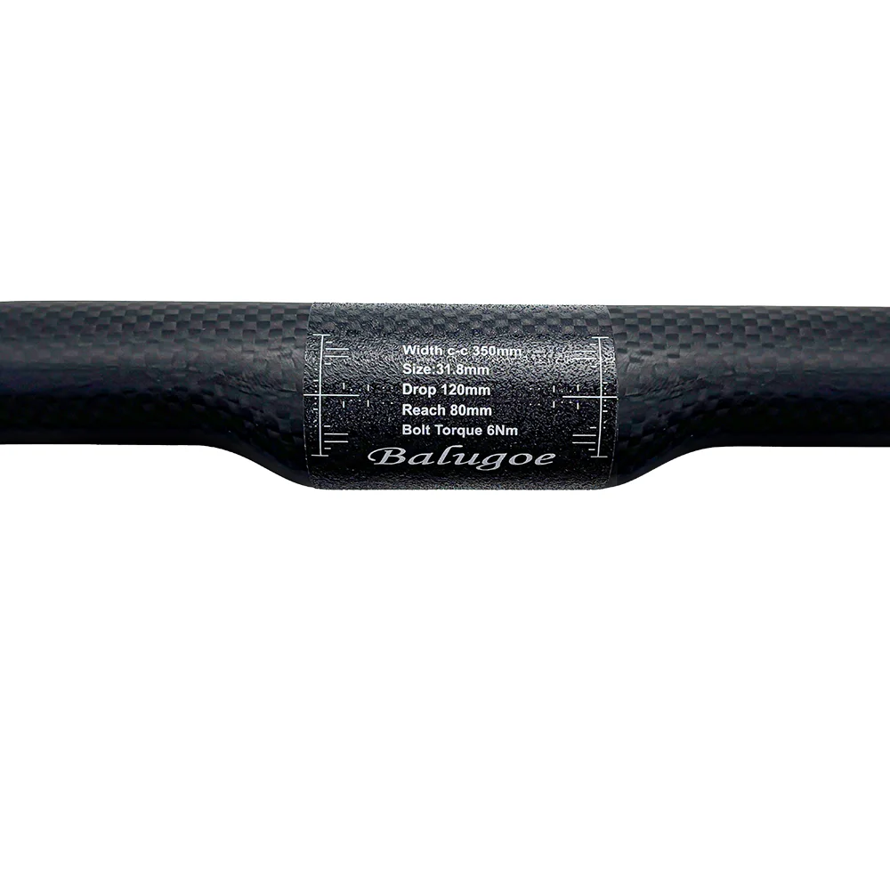 2024 BALUGOE Carbonfaser-Rennradlenker, Straßenfahrradlenker, TT-Fixie-Fahrradlenker, UD Matt, 31,8 mm, Sport, UCI – Detail 22