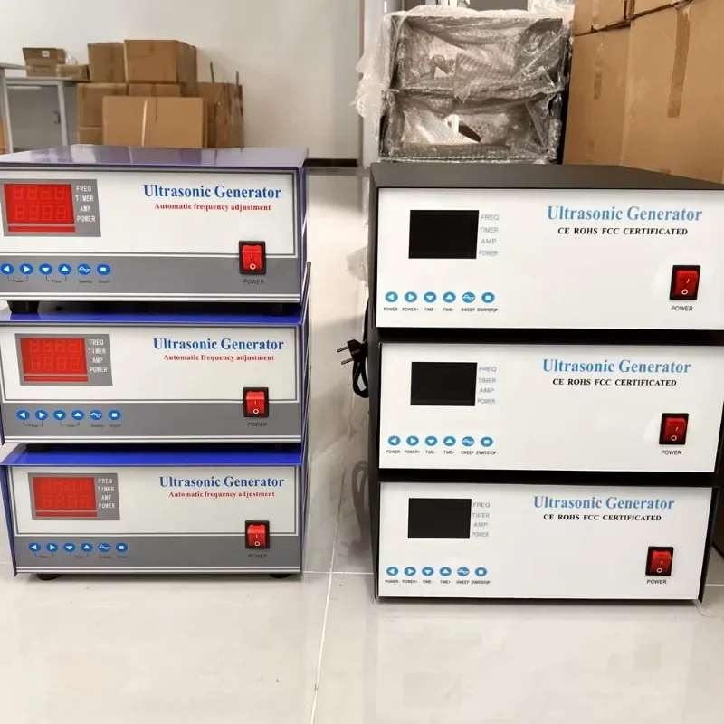 25kHz 600W Digital Sweep Ultrasonic Generator - CE Certified for Industrial Precision Component Cleaning