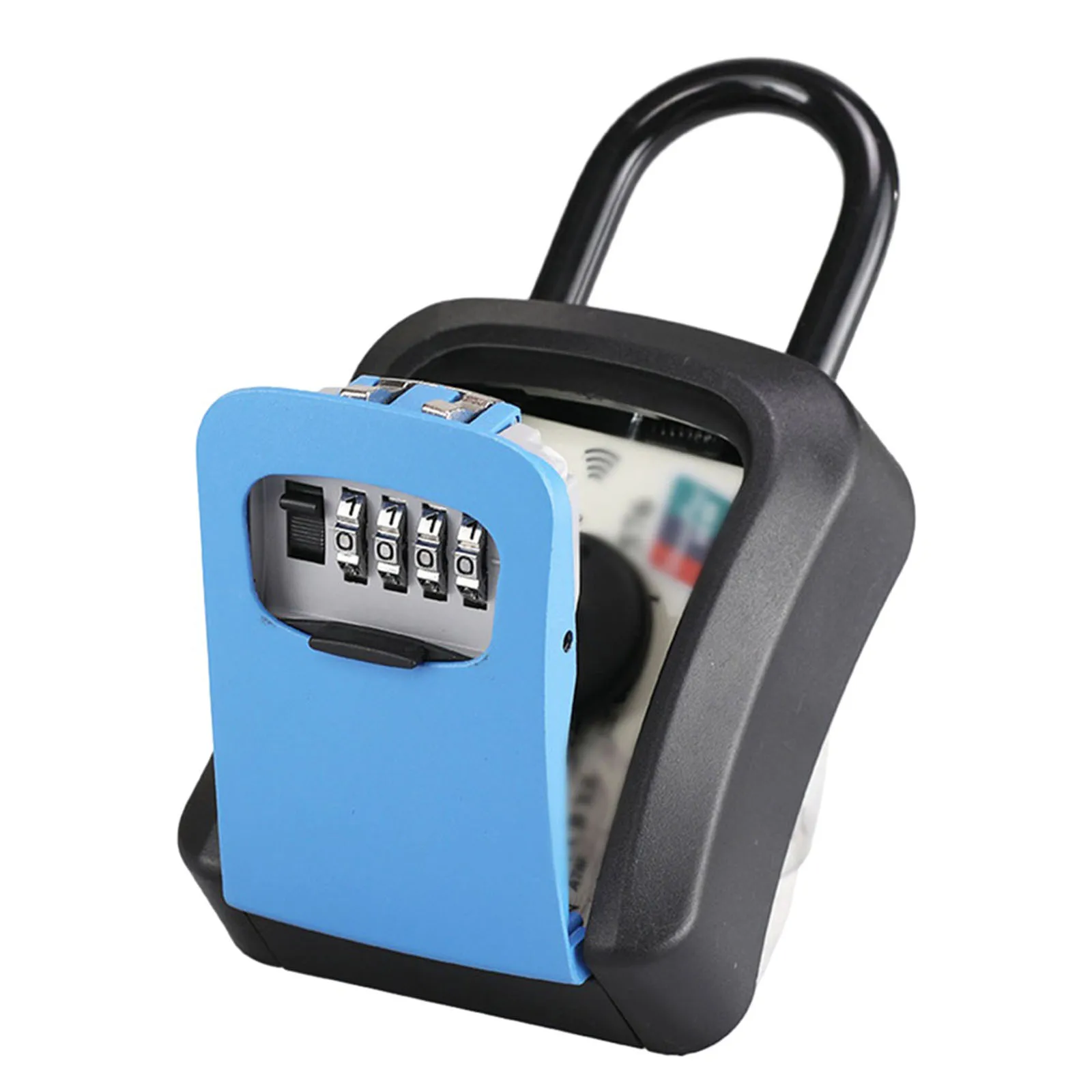 Ample Storage Capacity Key Safe Box Convenient Key Storage Solution Easy To Use Combination Lock Wall Mounted Key Lock Box