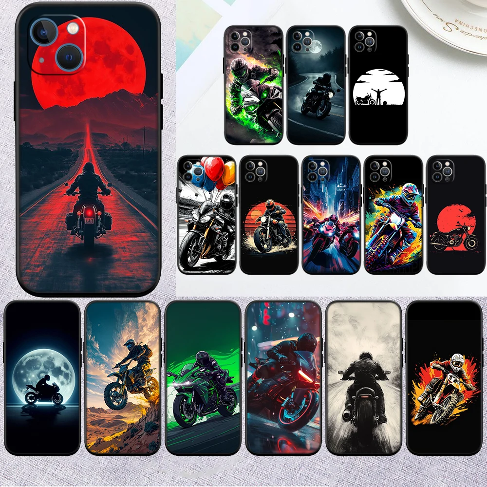 IO32 Motorcycle Racing Phone Case for Samsung Galaxy S20 S21 Ultra FE Plus A26 A30 A30S A31 A52 A42 A50 A50S