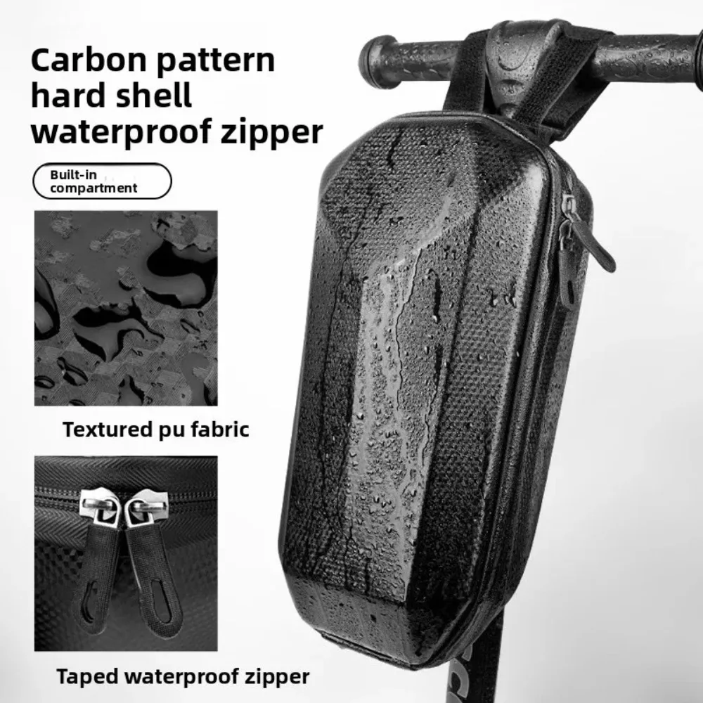 Wasserdichte Hartschalen-Fronttasche für Roller, Fahrrad und Skateboard, EVA-Hartschalen-Lenkertasche, MTB-Fahrrad-Aufbewahrungstasche – Detail 2