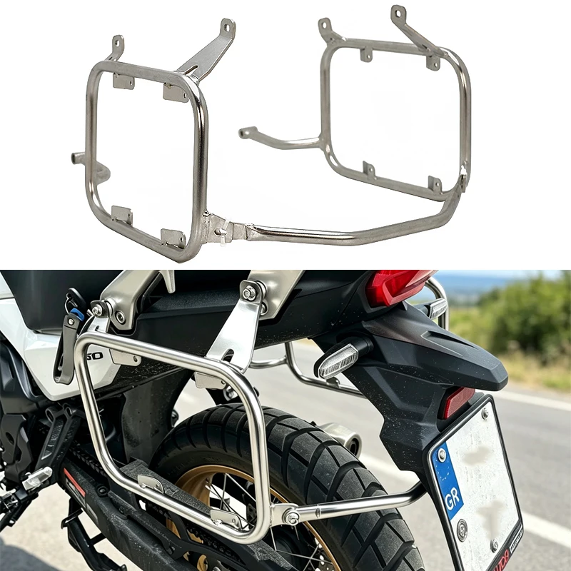Side Case Luggage Rack Bracket Kit For Honda XL750 Transalp 750 2023-2025 Side Box Bag Pannier Trunk Support Saddlebag Holder