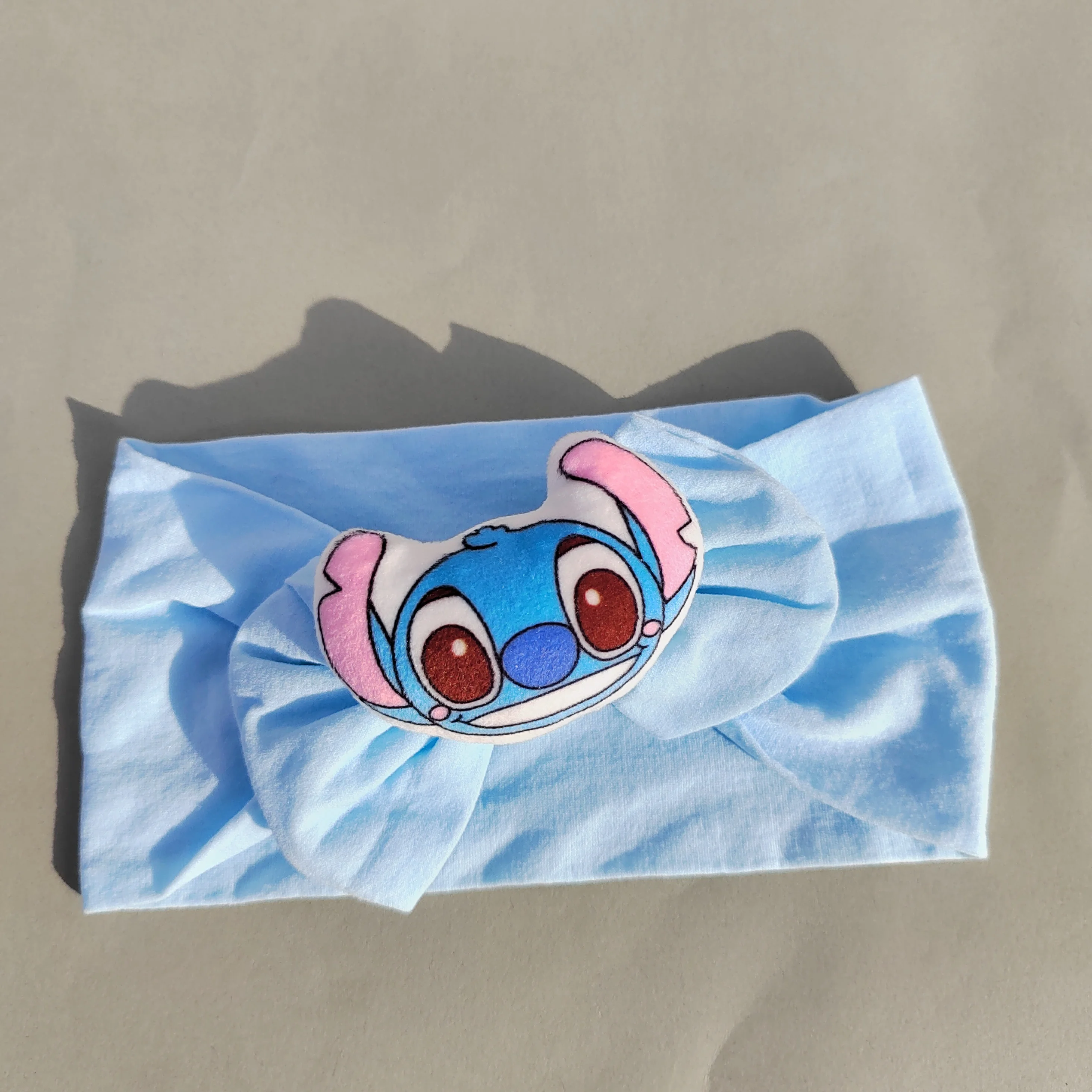 Disney cartoon shape Stitch silicone fake clip and baby pacifier headband shoes Blue baby shower birthday gift chupetes0-8M