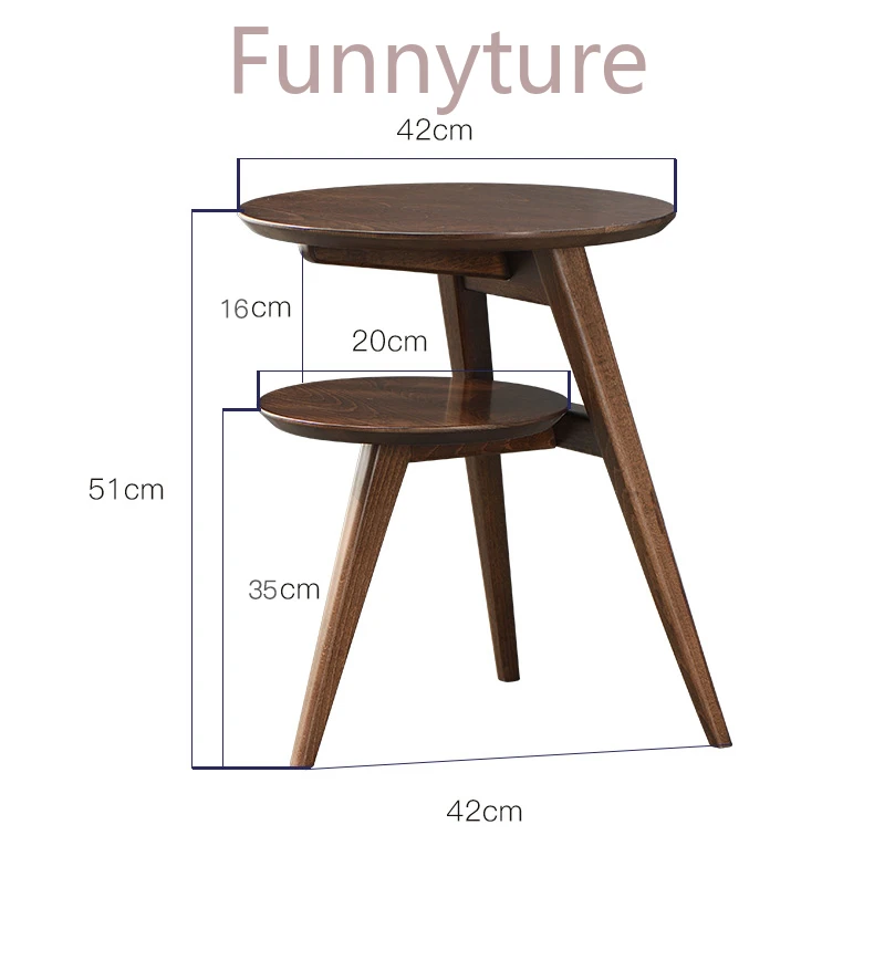 

Nordic simple modern solid wood mini round table Internet celebrity small table living room 보조테이블 サイドテーブル 쇼파사이드테이블