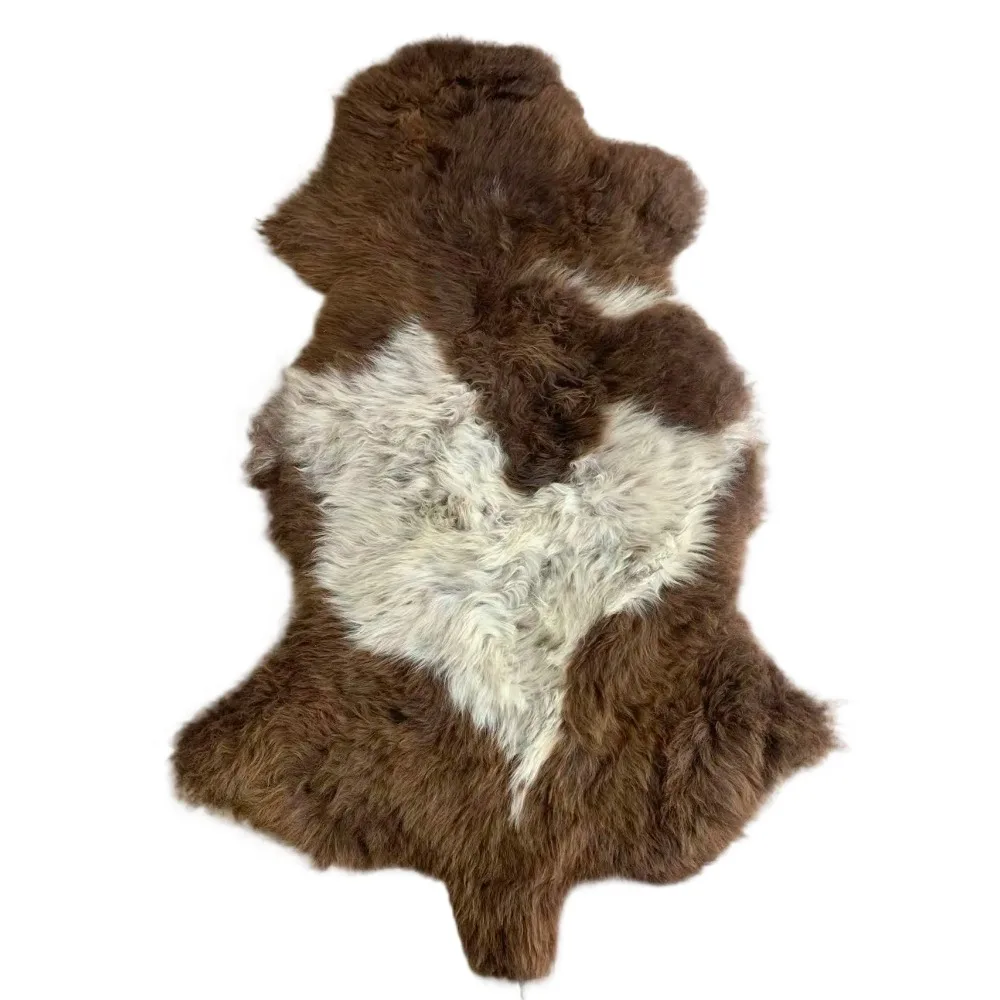 Furry material rug,Unique Natural Leather, Vintage Home Decoration