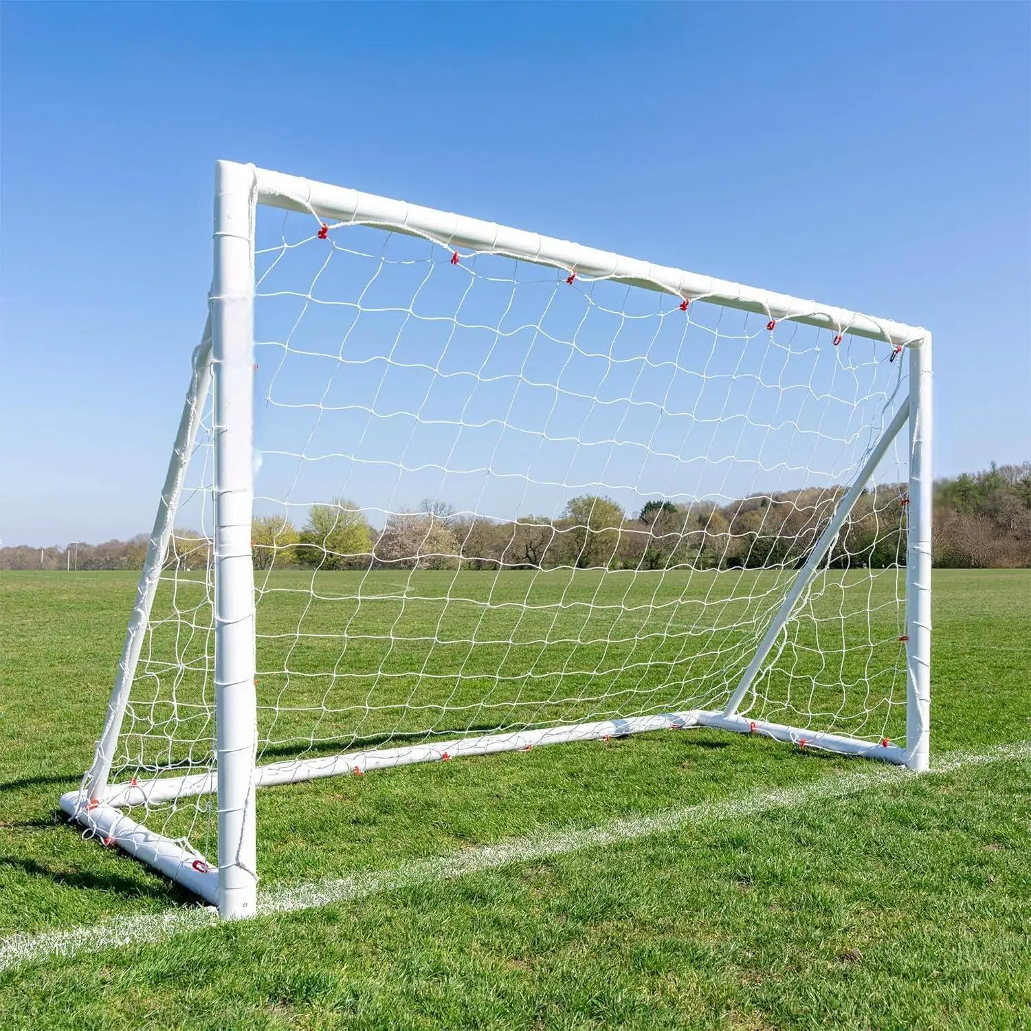 Durable Football Goal with Heavy Duty Net, Stable Large 300cm Soccer Goal for Easy Assemble Soccer Frame for Outdoor Practicepro