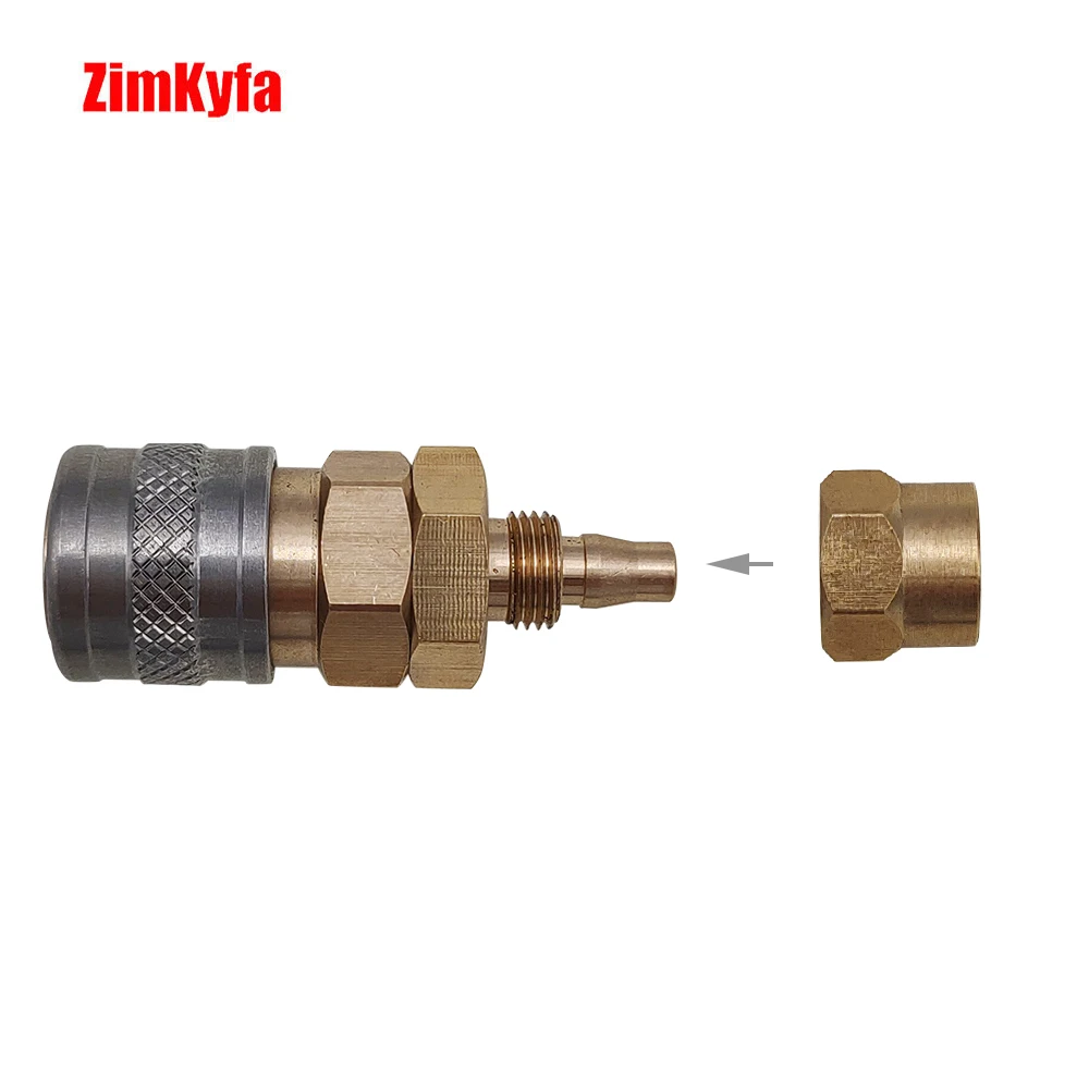 HPA NEW US Foster BLack 23-2 / 2302 Push-In Fitting Quick Disconnect Plug To 6MM - 6.35MM OD Hose For Air Tool