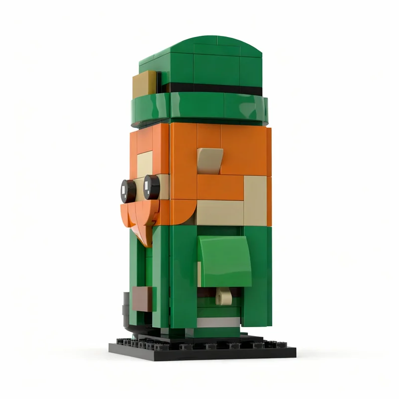 ตัวต่อ MOC Leprechaun Brickheadz 139 ชิ้น ชุดตัวต่อสร้างสรรค์ ของเล่นเสริมพัฒนาการ ของขวัญคริสต์มาส ของขวัญวันเกิด