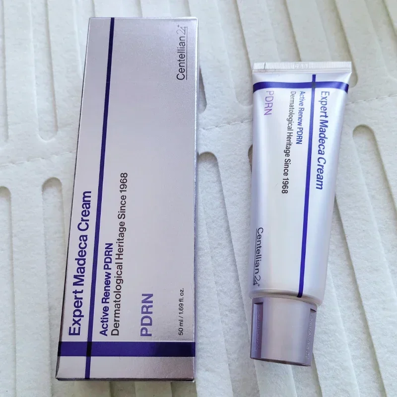 Madeca Centella Moisturizing Cream Time Reverse Tight Lifting Purple Face Cream Deep Hydration Brightening Lightweight Skin Care
