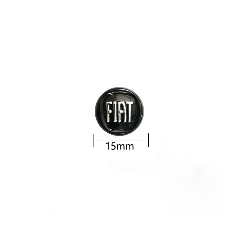 Autoschlüssel-Aufkleber, automatische Steuerung, Schlüsselanhänger, Emblem, Zubehör für Fiat Abarth 500, Tipo, FR, Panda, Argo, Freemont, Viaggio, Bravo, Punto