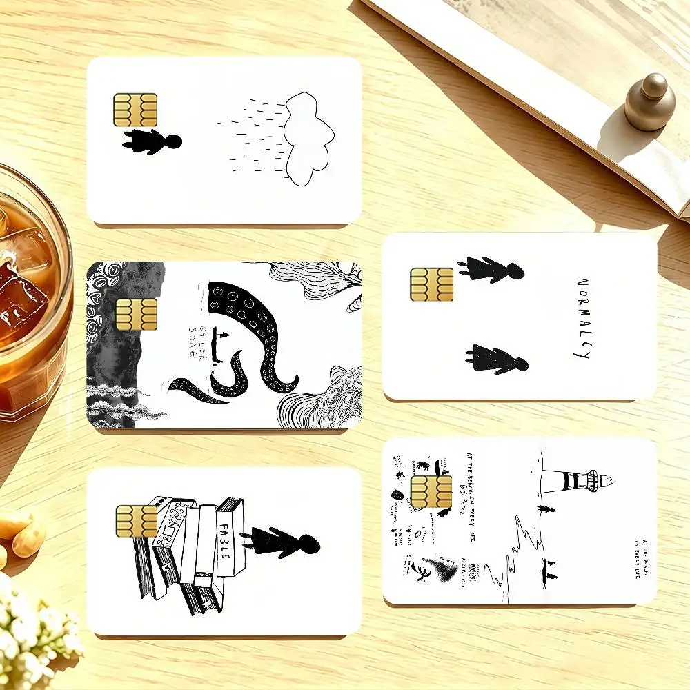 Singer Gigi Perez Credit Card Stickers For Bank Card Bus Metro Cards Waterproof Anti-Scratch Gift 4PCS