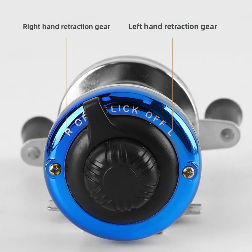 

Metal Construction Ice Fishing Reels Right Left Hand Mini Size Fishing Spinning Reel Smooth Portable Use Fishing Casting Reel