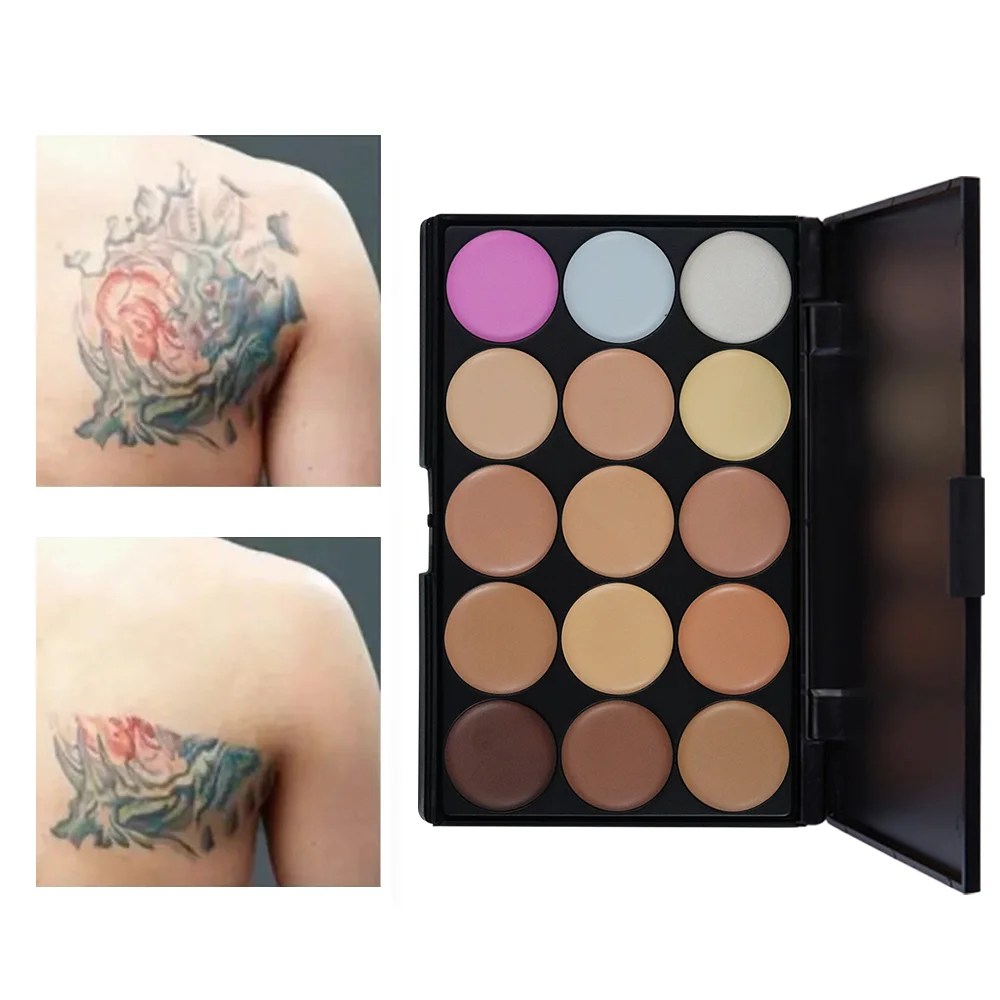 Paleta de Corrector y Contorno POPFEEL, Larga Duración, Resistente a las Manchas, Imprescindible para Principiantes en el Maquillaje
