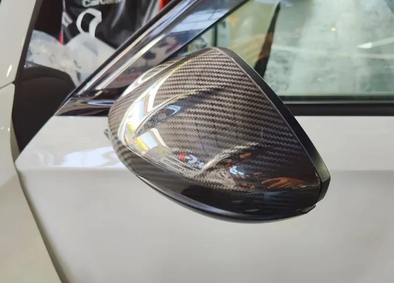 fl5 Dry Carbon Fiber Replacement Mirror Cover for Honda fl5 type r Gen 11 Hatch Sedan
